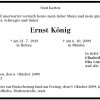 Koenig Ernst 1928-2009Todesanzeige